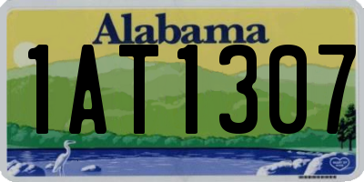 AL license plate 1AT1307