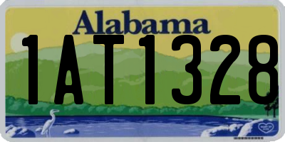 AL license plate 1AT1328