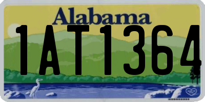 AL license plate 1AT1364