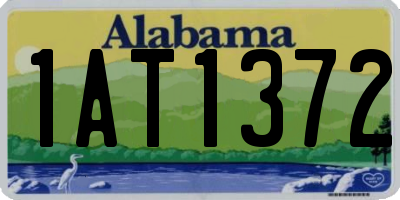 AL license plate 1AT1372