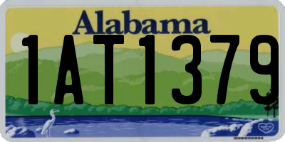 AL license plate 1AT1379
