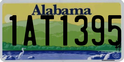 AL license plate 1AT1395