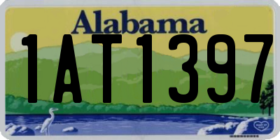AL license plate 1AT1397