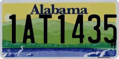 AL license plate 1AT1435