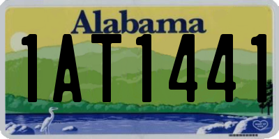 AL license plate 1AT1441