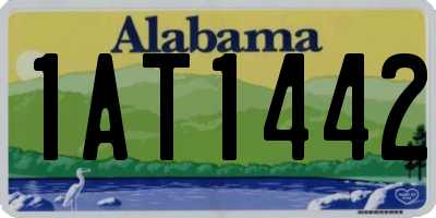 AL license plate 1AT1442