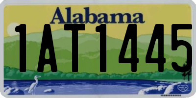 AL license plate 1AT1445