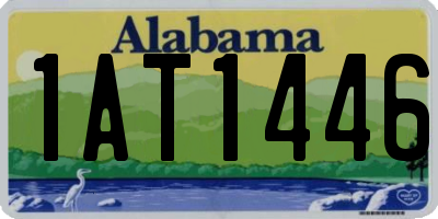 AL license plate 1AT1446