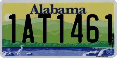 AL license plate 1AT1461