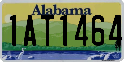 AL license plate 1AT1464