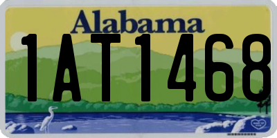 AL license plate 1AT1468