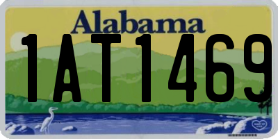 AL license plate 1AT1469