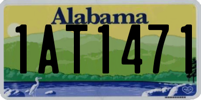 AL license plate 1AT1471