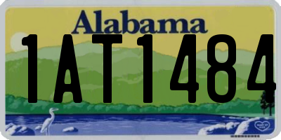 AL license plate 1AT1484