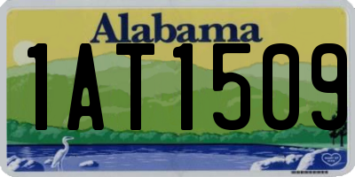 AL license plate 1AT1509