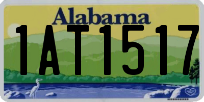 AL license plate 1AT1517