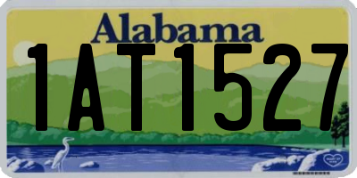AL license plate 1AT1527
