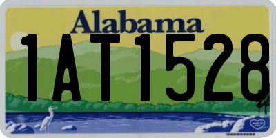 AL license plate 1AT1528