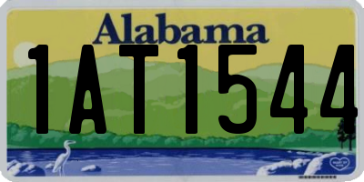 AL license plate 1AT1544