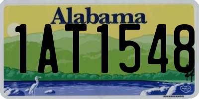 AL license plate 1AT1548