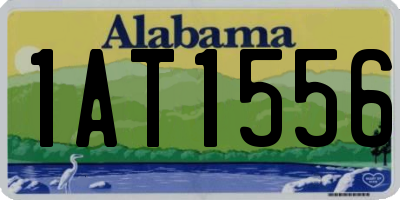 AL license plate 1AT1556