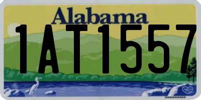 AL license plate 1AT1557