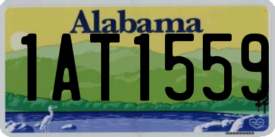 AL license plate 1AT1559