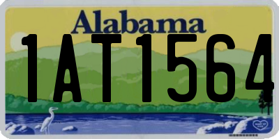 AL license plate 1AT1564