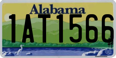 AL license plate 1AT1566