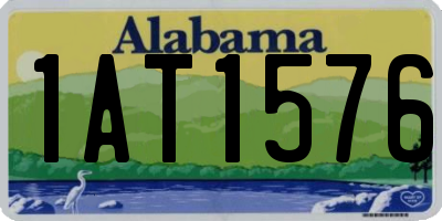 AL license plate 1AT1576