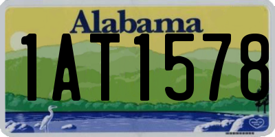 AL license plate 1AT1578