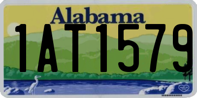 AL license plate 1AT1579