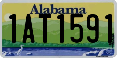 AL license plate 1AT1591