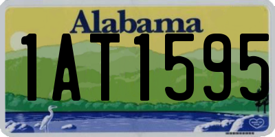 AL license plate 1AT1595