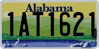 AL license plate 1AT1621