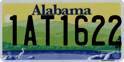 AL license plate 1AT1622