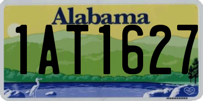 AL license plate 1AT1627