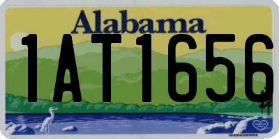 AL license plate 1AT1656