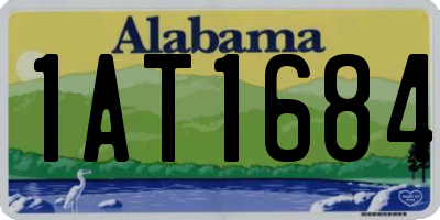 AL license plate 1AT1684