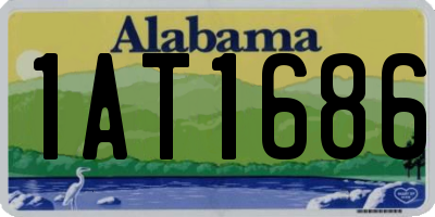 AL license plate 1AT1686