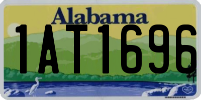 AL license plate 1AT1696