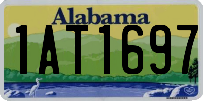 AL license plate 1AT1697