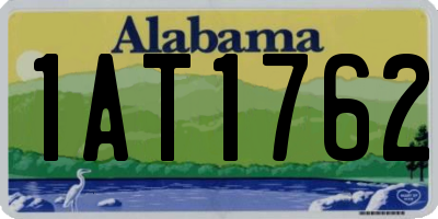 AL license plate 1AT1762