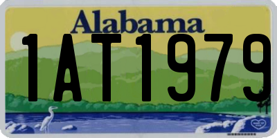 AL license plate 1AT1979