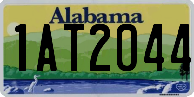 AL license plate 1AT2044