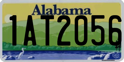 AL license plate 1AT2056