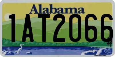 AL license plate 1AT2066