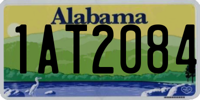 AL license plate 1AT2084