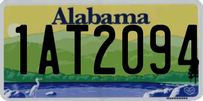 AL license plate 1AT2094