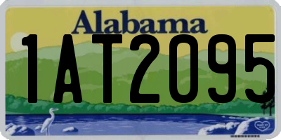 AL license plate 1AT2095